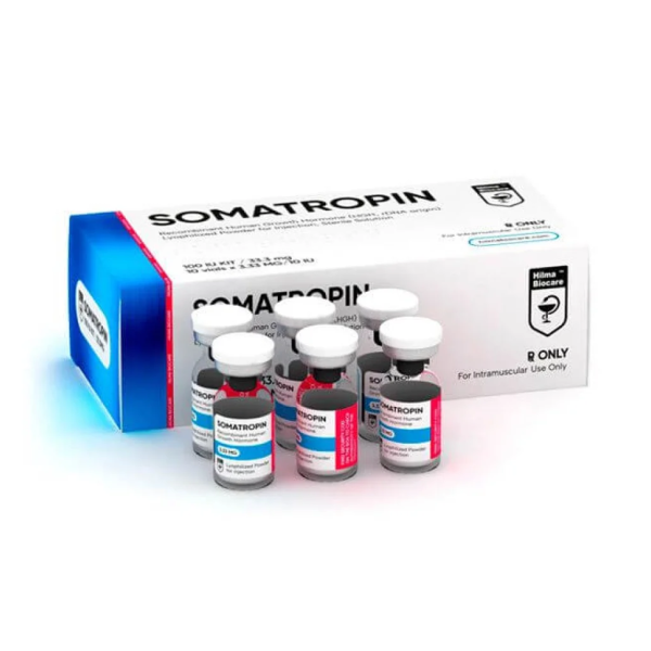 ХГХ Соматропін Сухий Хілма Біокейр 100 МО (HGH Somatropin Powder Hilma BIocare)